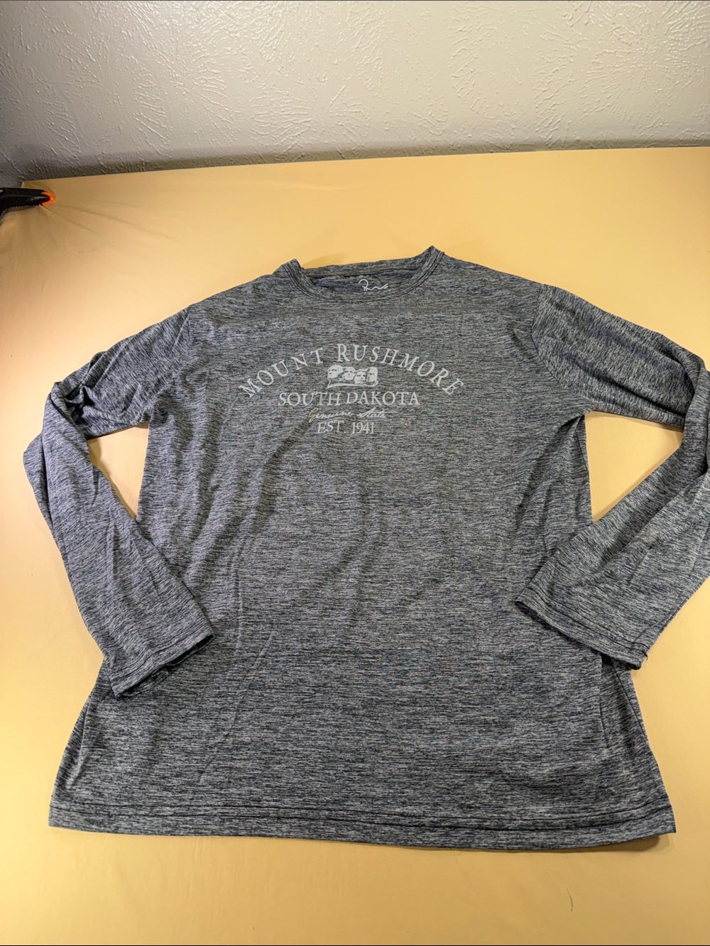 Rag wear Gray long sleeve crewneck shirt size large